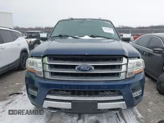 2015 Ford Expedition Max Platinum with VIN 1FMJK1MT3FEF26302, listed as a IAAI auction lot 41286061 with 147,659 mi miles and . Bid and sale history available at DreamBid. Image 12.
