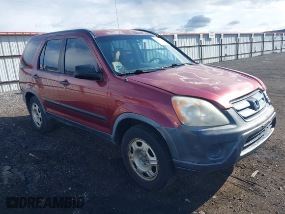 2005 Honda CR-V LX with VIN JHLRD68545C016886, listed as a IAAI auction lot 42077038 with 275,148 mi miles and . Bid and sale history available at DreamBid. Image 1.