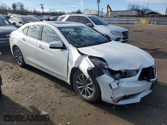 2020 Acura TLX w/Technology Pkg with VIN 19UUB1F59LA017528, listed as a Copart auction lot 87078414 with 25,003 mi miles and Salvage Title. Bid and sale history available at carsss.com. Image 4.