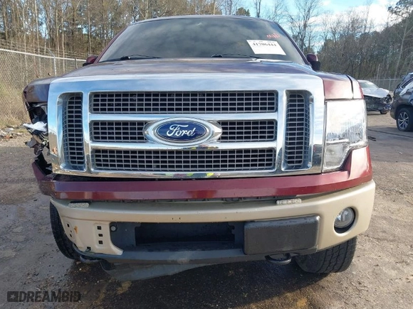 2010 Ford F-150 XL with VIN 1FTFW1EV2AKE28032, listed as a IAAI auction lot 41706444 with 87,094 mi miles. Bid and sale history available at carsss.com. Image 6.