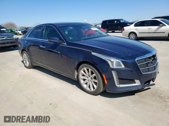 2015 Cadillac CTS Luxury RWD with VIN 1G6AR5SX7F0130189, listed as a Copart auction lot 48712145 with 171,133 mi miles and Clean Title. Bid and sale history available at DreamBid. Image 4.
