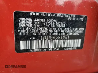 2016 Subaru WRX Limited с VIN JF1VA1N6XG8833571, выставлен на аукционе Copart как лот 58180405 с пробегом 109 543 миль миль и Чистый • Clean title. История ставок и продаж доступна на DreamBid. Изображение 12.