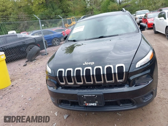 2016 Jeep Cherokee Sport with VIN 1C4PJMAB0GW175813, listed as a IAAI auction lot 42253052 with 98,840 mi miles and . Bid and sale history available at DreamBid. Image 12.