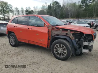 2021 Jeep Cherokee 80th Anniversary with VIN 1C4PJMMX9MD198733, listed as a Copart auction lot 51117895 with 53,561 mi miles and Salvage Title. Bid and sale history available at carsss.com. Image 4.