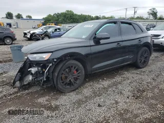 2025 Audi SQ5 Premium Plus with VIN WA1B4AFYXS2032116, listed as a Copart auction lot 60176795 with Not provided miles and Salvage title. Bid and sale history available at DreamBid. Image 1.