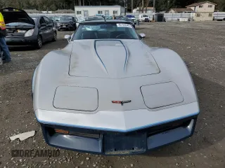1981 Chevrolet Corvette with VIN 1G1AY8765B5102866, listed as a Copart auction lot 46165045 with 41,222 mi miles and Clean Title. Bid and sale history available at carsss.com. Image 5.
