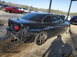 2015 BMW 4 Series 428i with VIN WBA3V7C5XF5A24526, listed as a Copart auction lot 46983755 with 80,158 mi miles and Salvage Title. Bid and sale history available at carsss.com. Image 3.