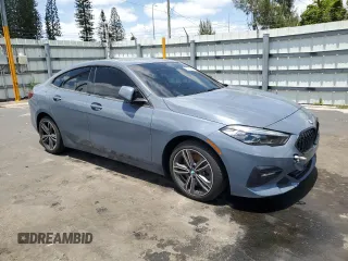 2021 BMW 2 Series 228i xDrive with VIN WBA73AK0XM7G32333, listed as a Copart auction lot 53720295 with 55,472 mi miles and Salvage title. Bid and sale history available at DreamBid. Image 4.