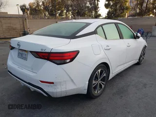 2021 Nissan Sentra SV with VIN 3N1AB8CV8MY324543, listed as a IAAI auction lot 41720057 with 39,381 mi miles and . Bid and sale history available at DreamBid. Image 4.