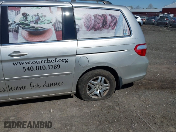 2007 Honda Odyssey EX с VIN 5FNRL38437B441110, выставлен на аукционе IAAI как лот 41930485 с пробегом 229 617 миль миль и . История ставок и продаж доступна на DreamBid. Изображение 6.