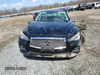 2015 Infiniti Q50 Premium with VIN JN1BV7AR4FM390914, listed as a Copart auction lot 50402405 with 142,605 mi miles and Salvage Title. Bid and sale history available at DreamBid. Image 11.