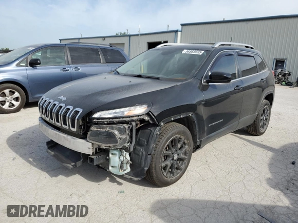 2018 Jeep Cherokee Latitude Tech Connect z VIN 1C4PJLCB8JD537025, wystawiony jako Copart lot #56568695 z przebiegiem 149 071 mil mil oraz Szkoda całkowita • Salvage title. Historia ofert i sprzedaży dostępna na DreamBid. Obrazek 1.