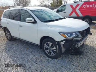 2019 Nissan Pathfinder SV with VIN 5N1DR2MM8KC622441, listed as a IAAI auction lot 41865931 with 80,013 mi miles. Bid and sale history available at carsss.com. Image 1.