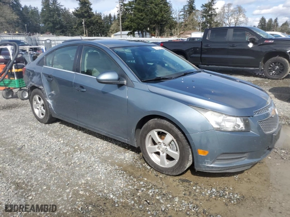 2012 Chevrolet Cruze LT w/1LT with VIN 1G1PF5SC2C7344984, listed as a Copart auction lot 52523485 with 123,627 mi miles and Salvage Title. Bid and sale history available at carsss.com. Image 4.