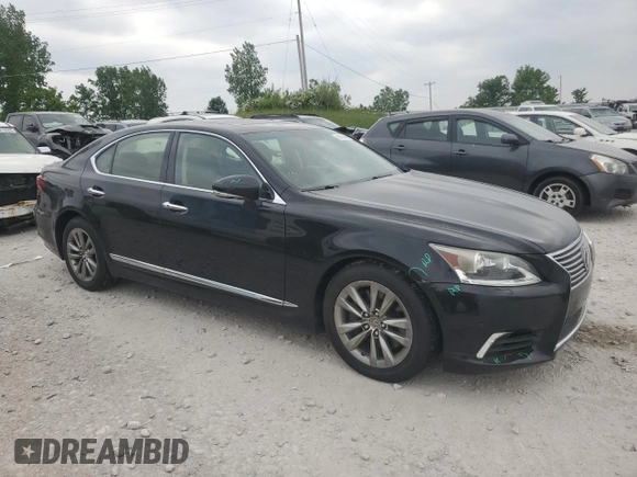 2013 Lexus LS 460 with VIN JTHCL5EF1D5015774, listed as a Copart auction lot 59675505 with 99,323 mi miles and Clean title. Bid and sale history available at DreamBid. Image 4.