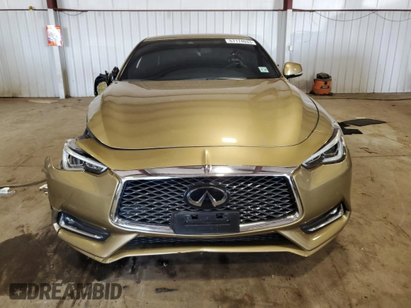 2019 Infiniti Q60 Luxe with VIN JN1EV7EL7KM290898, listed as a Copart auction lot 67174033 with 34,901 mi miles and Salvage Title. Bid and sale history available at DreamBid. Image 5.