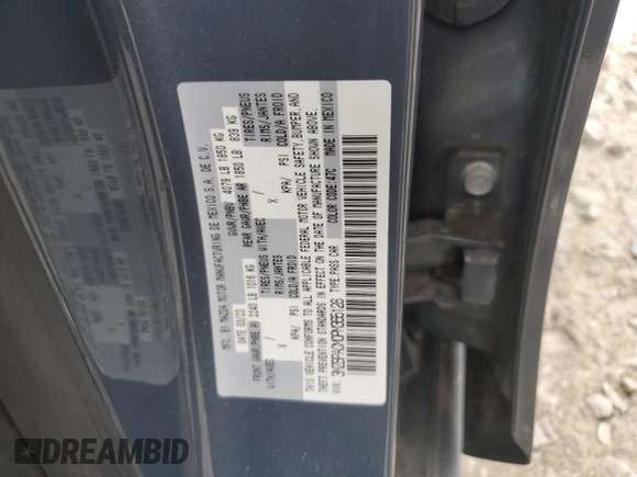 2023 Mazda 3 S Carbon Edition with VIN 3MZBPACM0PM365128, listed as a Copart auction lot 63677225 with Not provided miles and Salvage title. Bid and sale history available at DreamBid. Image 12.