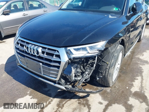 2018 Audi Q5 Premium Plus with VIN WA1BNAFYXJ2197899, listed as a IAAI auction lot 41810152 with 23,495 mi miles. Bid and sale history available at carsss.com. Image 17.
