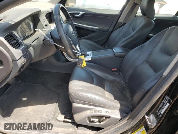 2016 Volvo S60 T5 Premier with VIN YV1612TKXG2402195, listed as a Copart auction lot 60140015 with 105,540 mi miles and Salvage title. Bid and sale history available at DreamBid. Image 7.