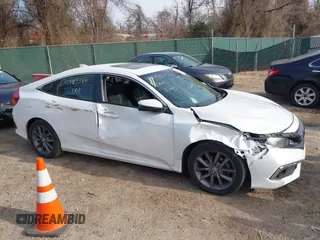 2019 Honda Civic Sedan EX with VIN 19XFC1F34KE018682, listed as a IAAI auction lot 41843545 with 73,992 mi miles. Bid and sale history available at carsss.com. Image 13.