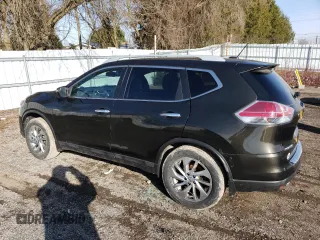 2015 Nissan Rogue SV with VIN 5N1AT2MV7FC753556, listed as a Copart auction lot 52432645 with 159,302 mi miles and Salvage Title. Bid and sale history available at carsss.com. Image 2.
