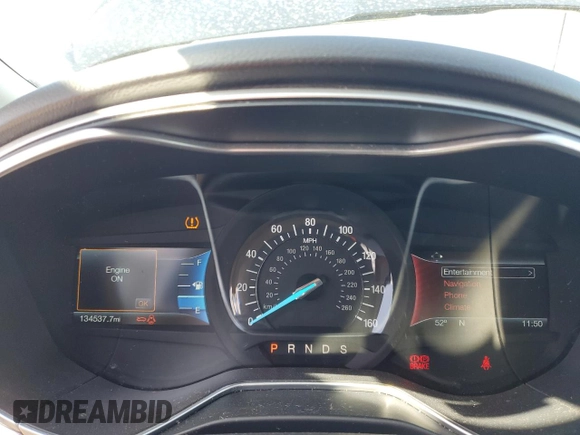 2016 Ford Fusion SE с VIN 1FA6P0H79G5126707, выставлен на аукционе Copart как лот 53490595 с пробегом 134 537 миль миль и Списание • Salvage title. История ставок и продаж доступна на DreamBid. Изображение 9.
