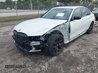 2025 BMW 3 Series 330i with VIN 3MW69CW08S8F14628, listed as a IAAI auction lot 41655546 with 1,492 mi miles and . Bid and sale history available at carsss.com. Image 19.