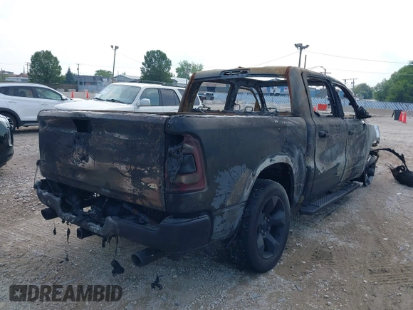 2019 Ram 1500 Big Horn with VIN 1C6SRFFT7KN603141, listed as a IAAI auction lot 39969194 with Not provided miles and . Bid and sale history available at DreamBid. Image 4.