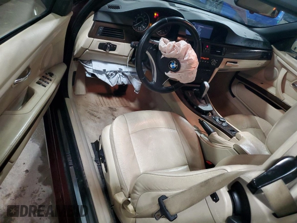 2009 BMW 3 Series 335i with VIN WBAWL73599P181067, listed as a Copart auction lot 45146485 with 106,145 mi miles and Salvage title. Bid and sale history available at DreamBid. Image 8.