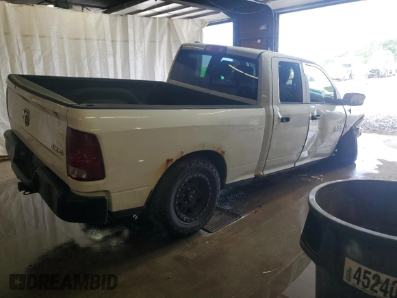 2014 Ram 1500 Express with VIN 1C6RR7FT3ES104606, listed as a Copart auction lot 62099745 with 247,777 mi miles and Salvage title. Bid and sale history available at DreamBid. Image 3.