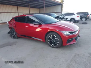 2022 Kia EV6 GT-Line with VIN KNDC44LA4N5080250, listed as a IAAI auction lot 41336840 with 59,488 mi miles. Bid and sale history available at carsss.com. Image 1.