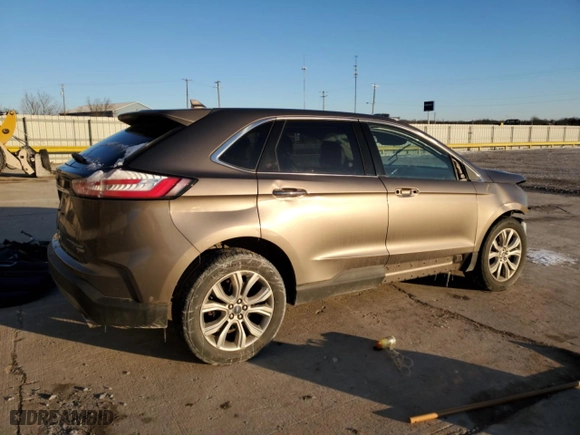 2019 Ford Edge Titanium with VIN 2FMPK3K94KBC22575, listed as a Copart auction lot 89329945 with 98,218 mi miles and Salvage Title. Bid and sale history available at carsss.com. Image 3.