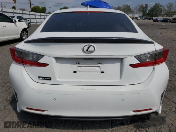 2017 Lexus RC 200t with VIN JTHHA5BC1H5005399, listed as a Copart auction lot 50992835 with 152,111 mi miles and Clean title. Bid and sale history available at DreamBid. Image 6.