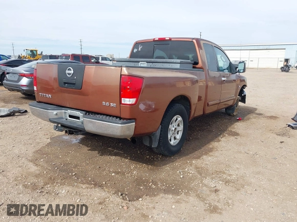 2004 Nissan Titan XE with VIN 1N6AA06A04N508069, listed as a IAAI auction lot 41571931 with 180,119 mi miles. Bid and sale history available at carsss.com. Image 4.