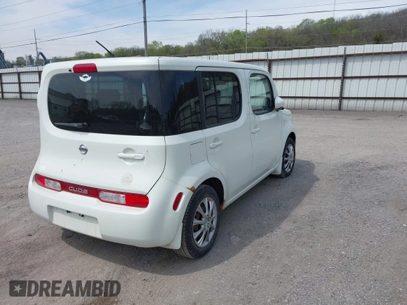 2009 Nissan Cube 1.8 SL with VIN JN8AZ28R09T111558, listed as a IAAI auction lot 42126089 with 181,649 mi miles. Bid and sale history available at carsss.com. Image 4.