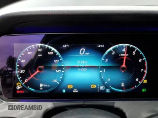 2021 Mercedes-Benz E-Class E 350 with VIN W1KZF8DB7MA893385, listed as a Copart auction lot 43607585 with 114,303 mi miles and Salvage Title. Bid and sale history available at carsss.com. Image 9.
