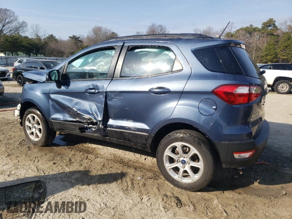 2022 Ford EcoSport SE with VIN MAJ6S3GL0NC464830, listed as a Copart auction lot 48701805 with 23,361 mi miles and Salvage Title. Bid and sale history available at DreamBid. Image 2.