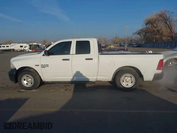 2020 Ram 1500 Tradesman with VIN 1C6RR6FT3LS128623, listed as a IAAI auction lot 41029159 with 38,850 mi miles and . Bid and sale history available at DreamBid. Image 14.