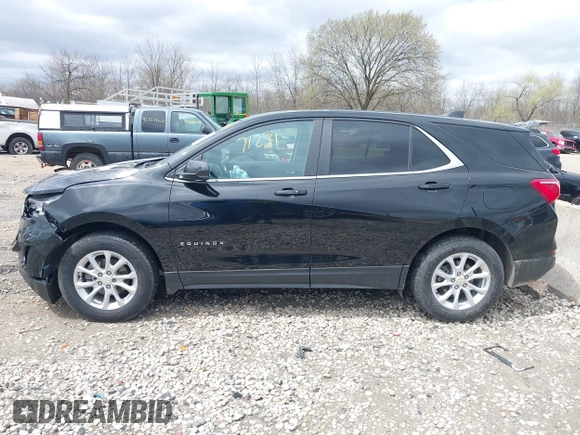 2021 Chevrolet Equinox LT with VIN 3GNAXUEV7ML336725, listed as a IAAI auction lot 42171231 with 105,228 mi miles and . Bid and sale history available at DreamBid. Image 14.