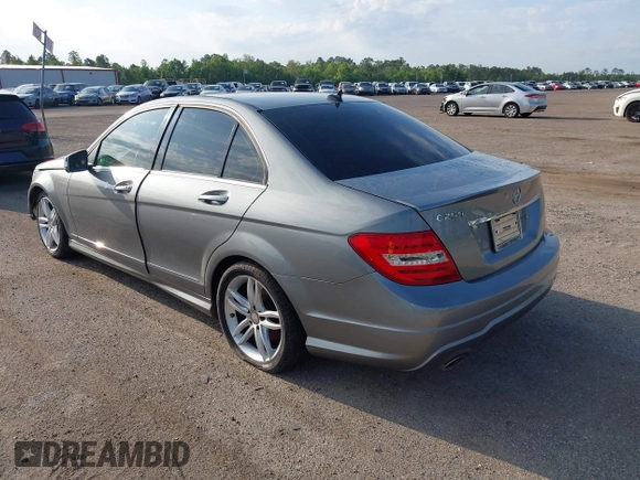 2013 Mercedes-Benz C 250 Sport with VIN WDDGF4HB5DR301509, listed as a IAAI auction lot 42216332 with 95,426 mi miles and . Bid and sale history available at carsss.com. Image 3.