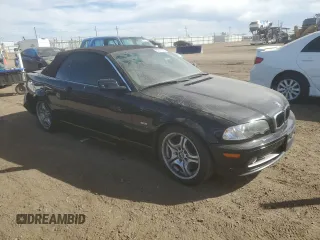 2002 BMW 3 Series 330Ci with VIN WBABS53482JU95296, listed as a Copart auction lot 50978565 with 104,135 mi miles and Salvage Title. Bid and sale history available at DreamBid. Image 4.