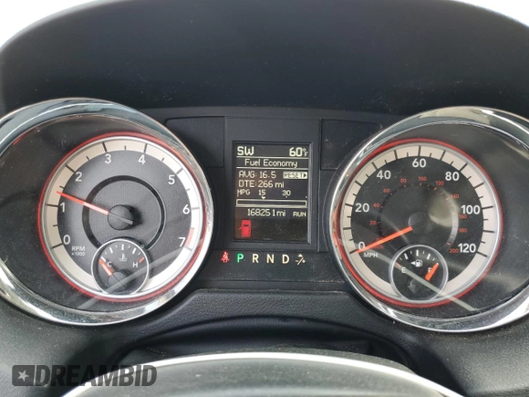2013 Dodge Grand Caravan Crew with VIN 2C4RDGDG3DR693167, listed as a Copart auction lot 51666045 with 168,251 mi miles and Salvage Title. Bid and sale history available at DreamBid. Image 9.