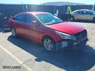 2017 Hyundai Sonata SE with VIN 5NPE24AF2HH570946, listed as a IAAI auction lot 41676560 with 180,465 mi miles. Bid and sale history available at carsss.com. Image 1.