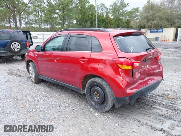 2015 Mitsubishi Outlander Sport 2.4 GT with VIN 4A4AP4AW3FE025750, listed as a IAAI auction lot 41601911 with 1 mi miles. Bid and sale history available at carsss.com. Image 3.