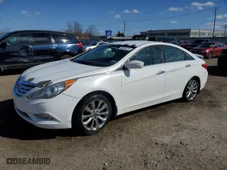 2013 Hyundai Sonata Limited with VIN 5NPEC4AC2DH636201, listed as a Copart auction lot 50044415 with 146,377 mi miles and Salvage Title. Bid and sale history available at carsss.com. Image 1.