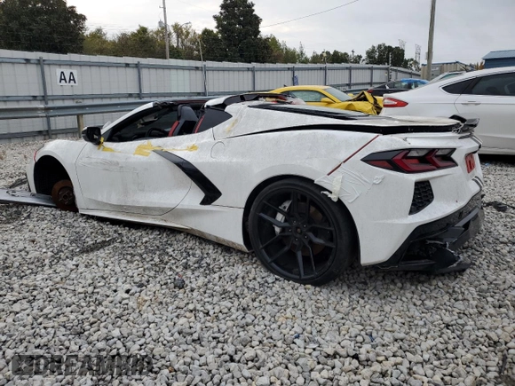 2020 Chevrolet Corvette 3LT with VIN 1G1Y82D43L5101442, listed as a Copart auction lot 70041624 with 0 mi miles and Salvage Title. Bid and sale history available at carsss.com. Image 2.