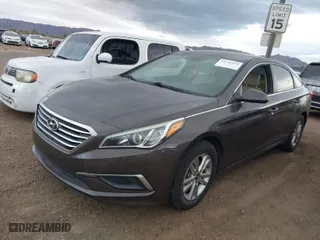 2017 Hyundai Sonata SE with VIN 5NPE24AF0HH457481, listed as a IAAI auction lot 41742853 with 107,932 mi miles. Bid and sale history available at carsss.com. Image 2.