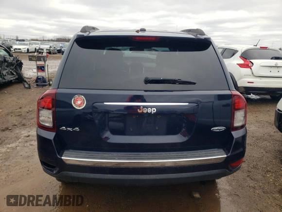 2015 Jeep Compass Latitude with VIN 1C4NJDEB6FD324883, listed as a Copart auction lot 82026614 with 127,516 mi miles and Clean Title. Bid and sale history available at carsss.com. Image 6.