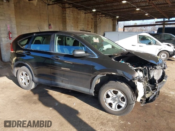 2014 Honda CR-V LX with VIN 2HKRM4H3XEH702757, listed as a IAAI auction lot 41875373 with 50,313 mi miles. Bid and sale history available at carsss.com. Image 1.