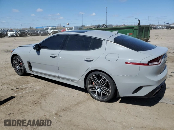2022 Kia Stinger GT1 with VIN KNAE45LC0N6110593, listed as a Copart auction lot 52643315 with 42,181 mi miles and Clean Title. Bid and sale history available at DreamBid. Image 2.